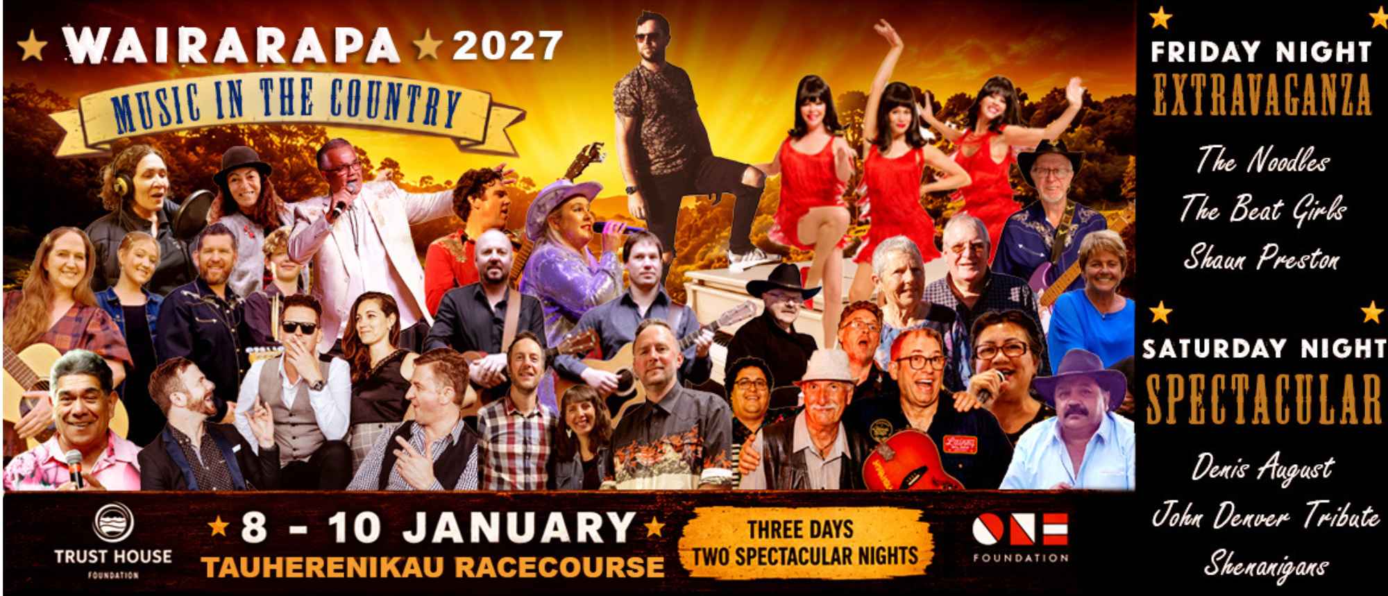 Christmas at the Races 2027 Music in the Country Poster